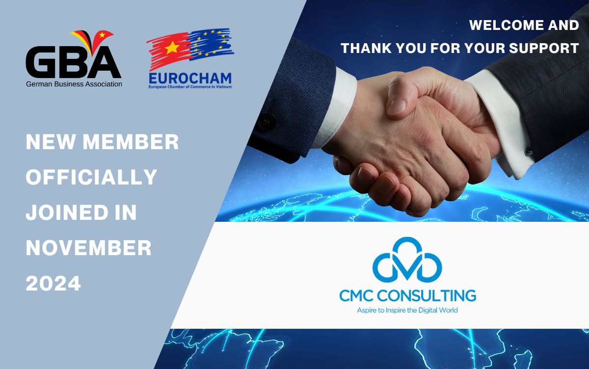 CMC Consulting trở thành Hội viên Doanh nghiệp của Hiệp hội Doanh nghiệp Đức (GBA) và Phòng Thương mại Châu Âu (EuroCham)