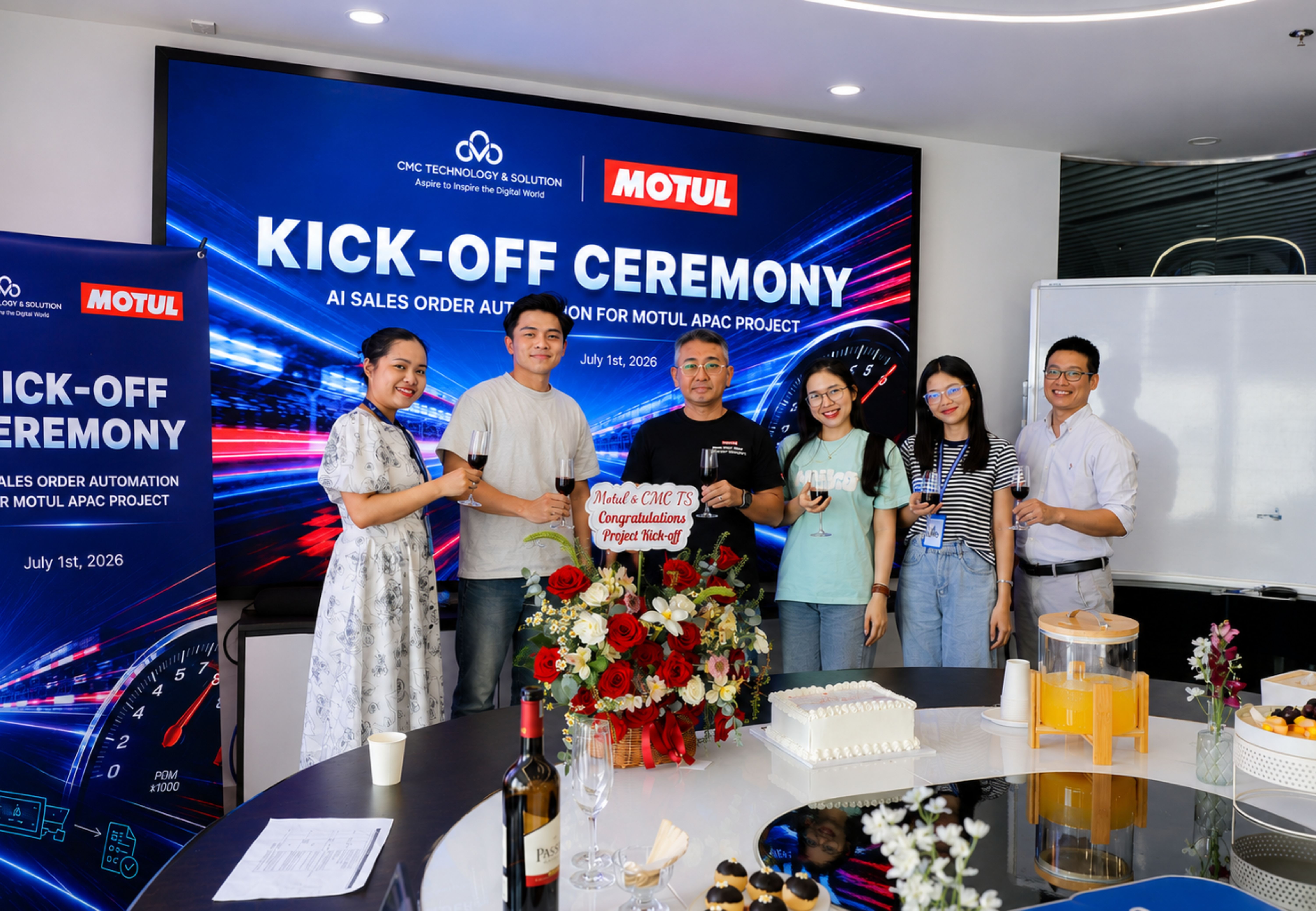 MOTUL VÀ CMC TS CHÍNH THỨC KHỞI ĐỘNG DỰ ÁN AI SALES ORDER AUTOMATION, THÚC ĐẨY CHUYỂN ĐỔI SỐ QUY TRÌNH XỬ LÝ ĐƠN HÀNG