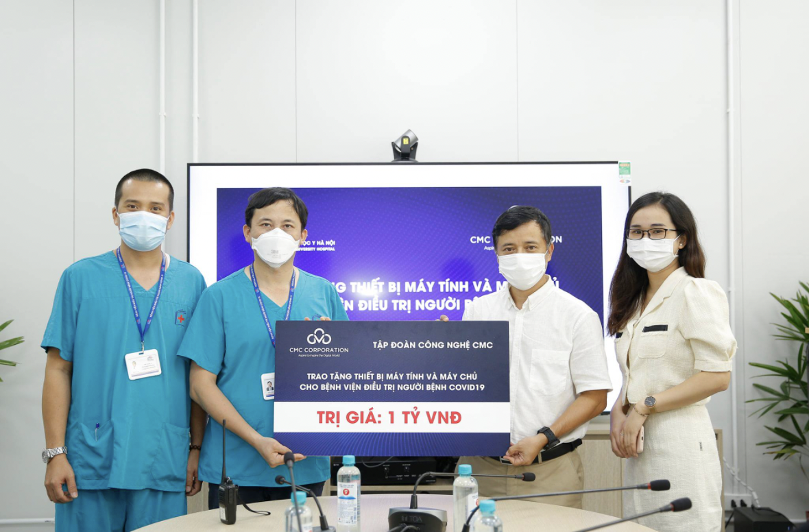 CMC donates computer and server systems to Hanoi Medical University hospital