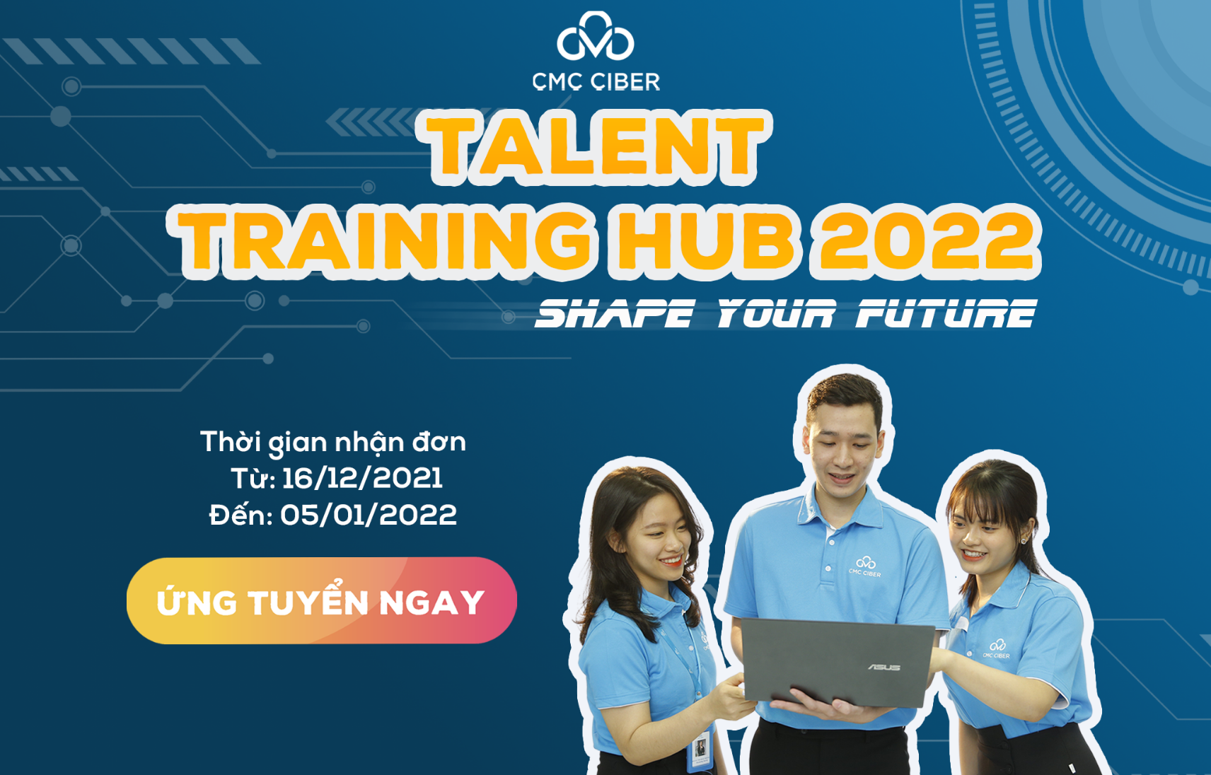 CMC CIBER TALENT TRAINING HUB 2022: Shape your future 